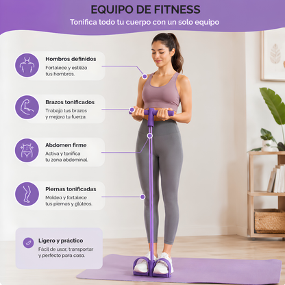 Tonificador elástico 4 en 1