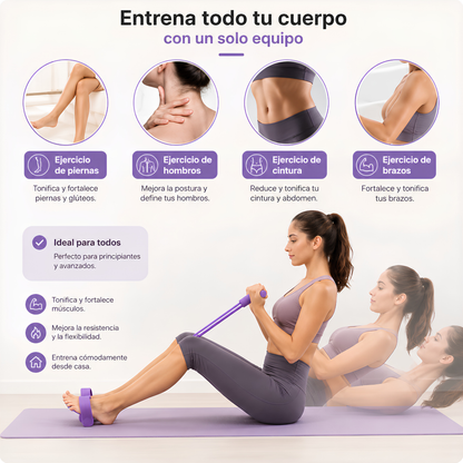 Tonificador elástico 4 en 1